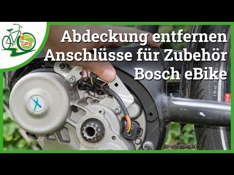 Bosch eBike 🚴 Anschlüsse &amp; Stecker für Zubehör erklärt 🔌 Motor Abdeckung entfernen 🔧
